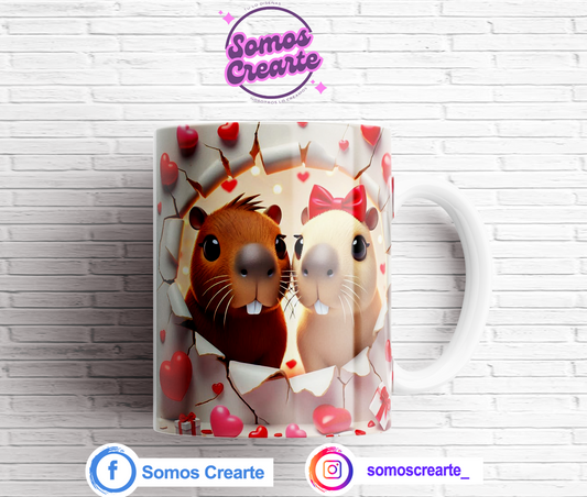 Taza Capibara + Caja Temática · Diseño 463