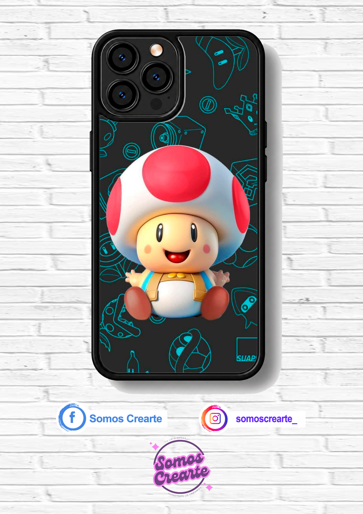 Carcasa Super Mario · Diseño 728