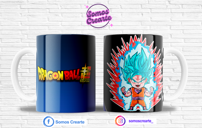 Taza Dragon Ball + Caja Temática · Diseño 050