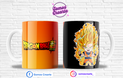 Taza Dragon Ball + Caja Temática · Diseño 051