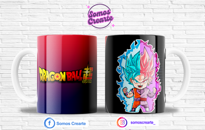 Taza Dragon Ball + Caja Temática · Diseño 053