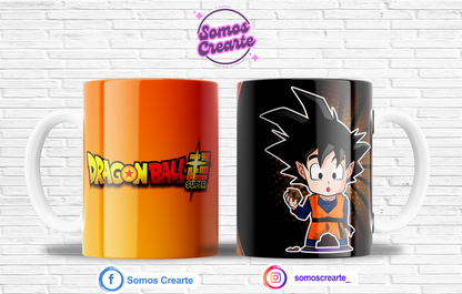 Taza Dragon Ball + Caja Temática · Diseño 055