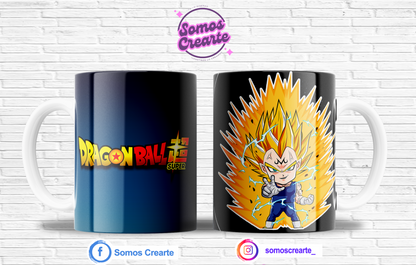 Taza Dragon Ball + Caja Temática · Diseño 058