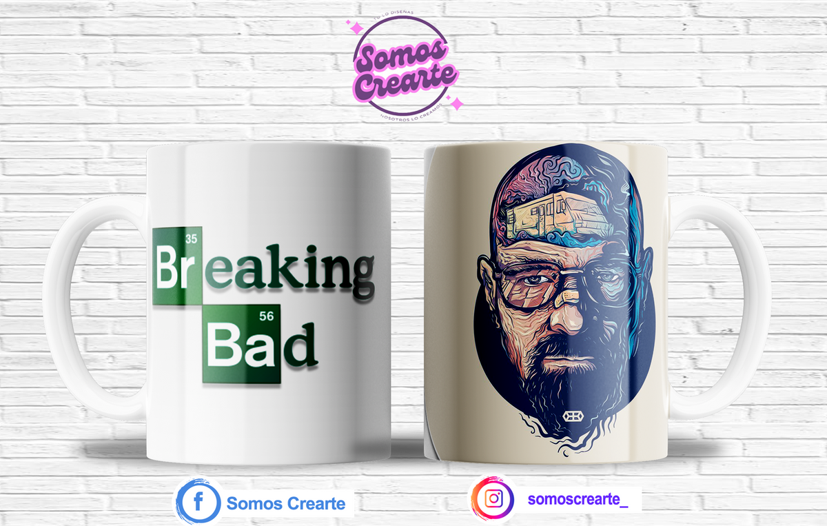 Taza Breaking Bad + Caja Temática · Diseño 471