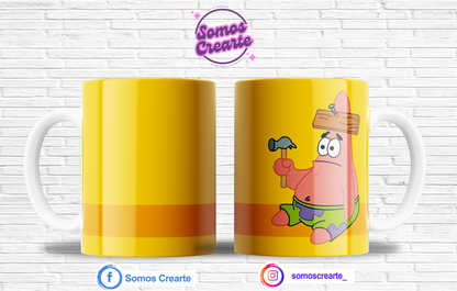 Taza Bob Esponja + Caja Temática · Diseño 483