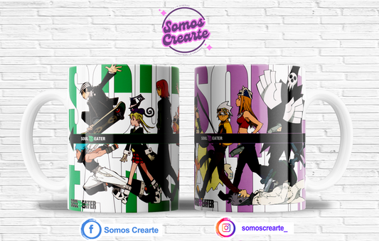 Taza Soul Eater + Caja Temática · Diseño 177