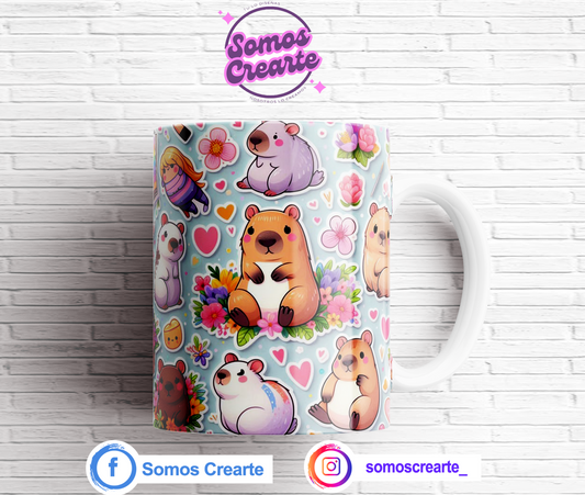 Taza Capibara + Caja Temática · Diseño 464
