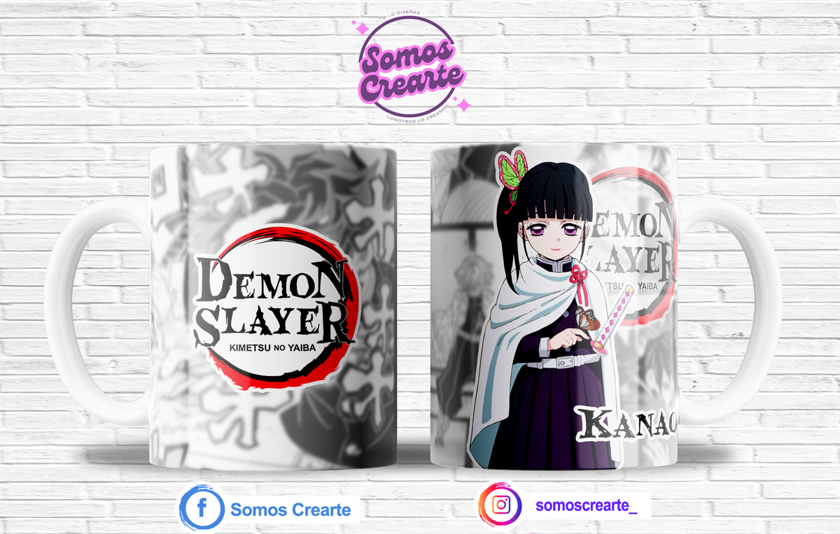 Taza Demon Slayer + Caja Temática · Diseño 443