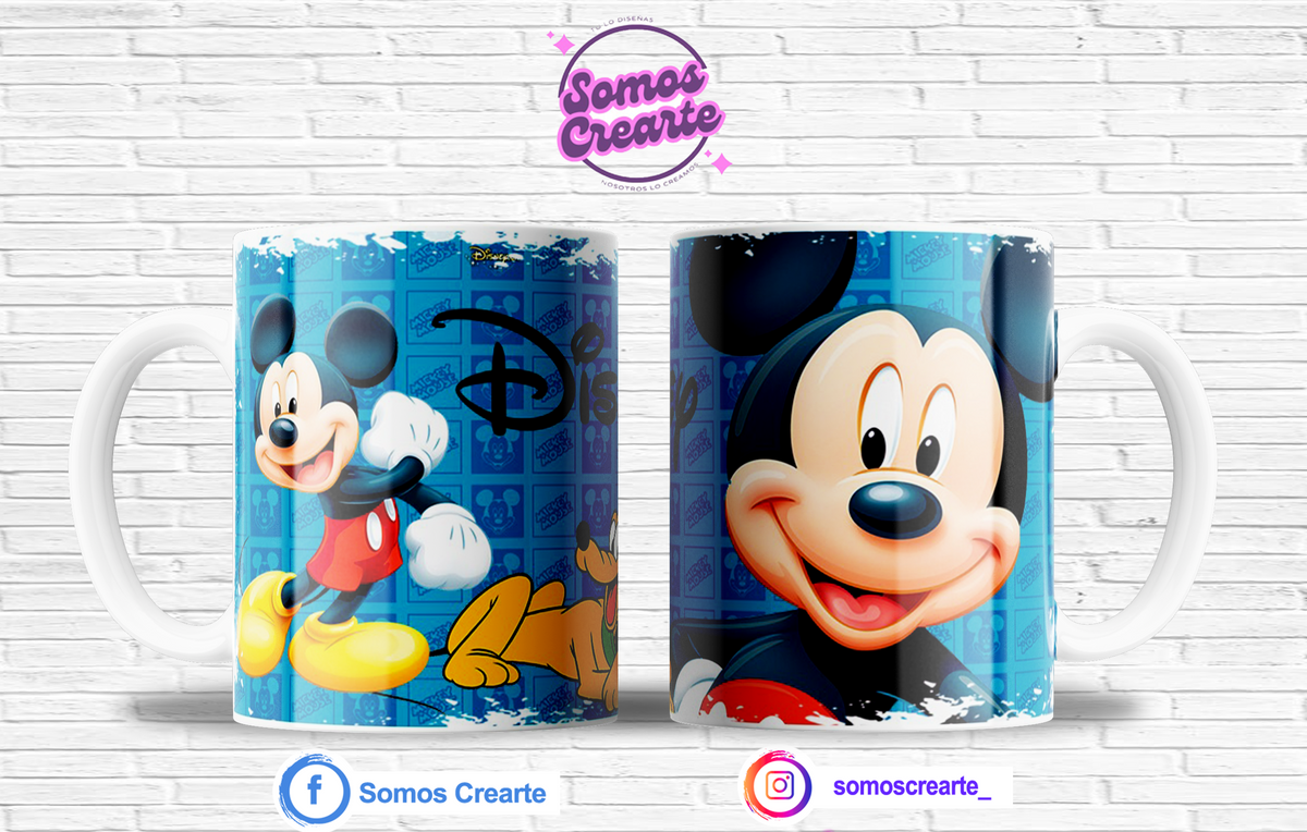 Taza Mickey Mouse + Caja Temática · Diseño 342