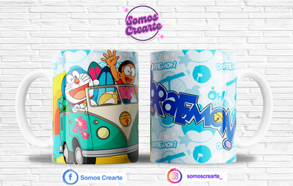 Taza Doraemon + Caja Temática · Diseño 433
