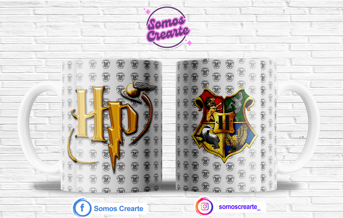 Taza Harry Potter + Caja Temática · Diseño 385