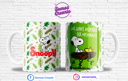 Taza Snoopy + Caja Temática · Diseño 072