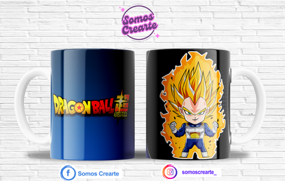 Taza Dragon Ball + Caja Temática · Diseño 063