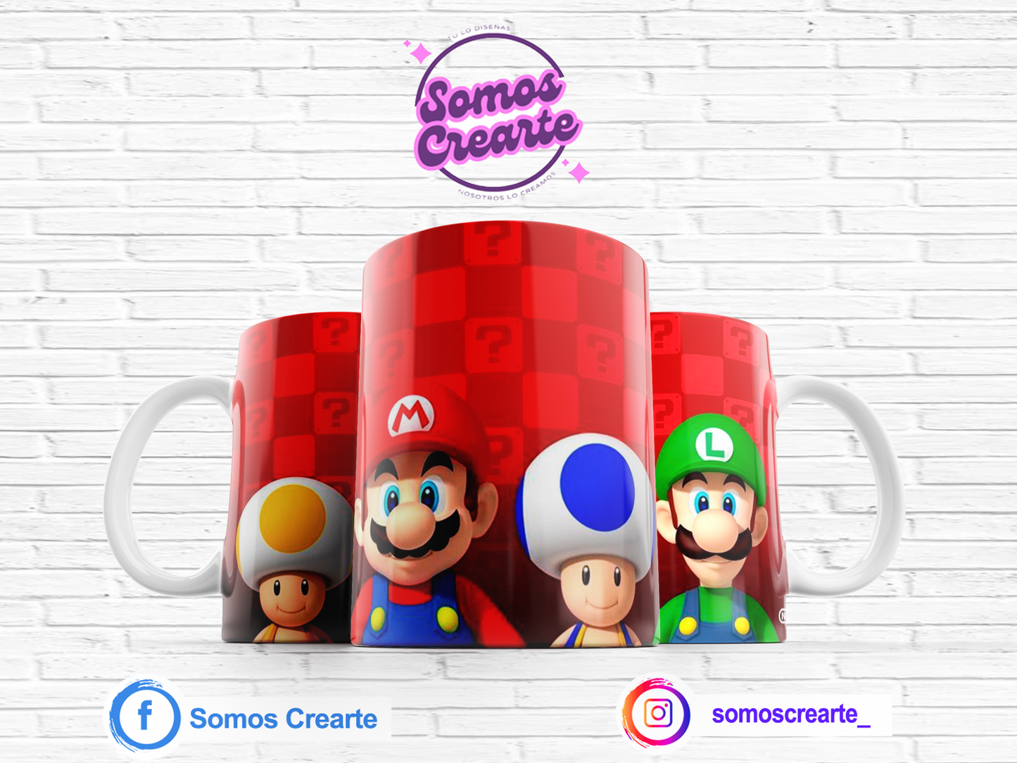 Taza Super Mario Bros con caja temática , Código 164