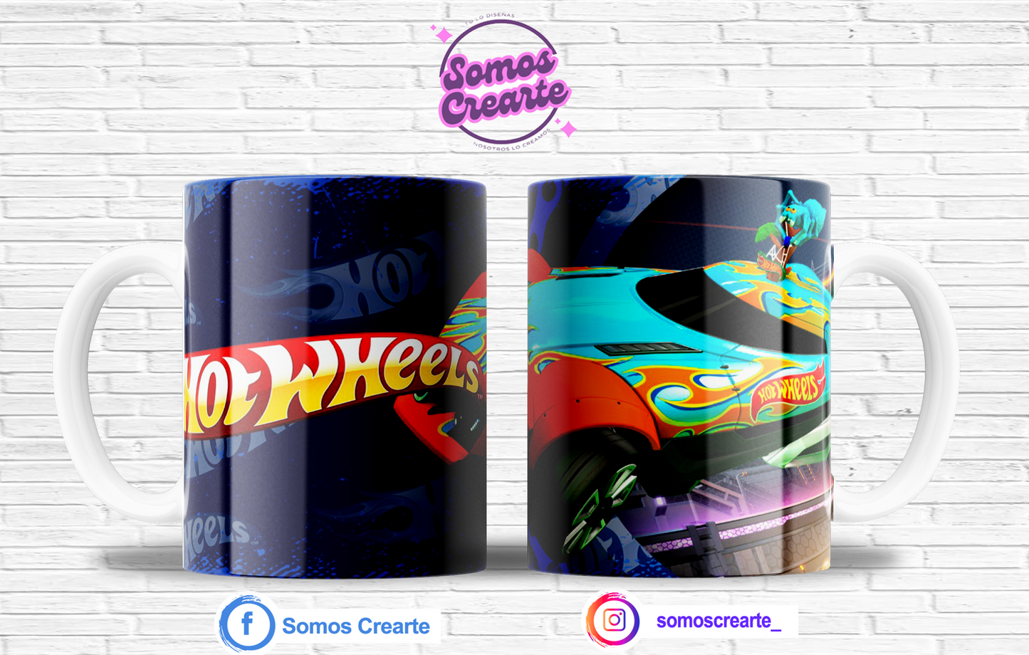 Taza Hot Wheels con caja temática , Código 237