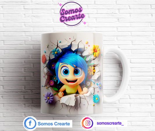 Taza Intensamente Alegria + Caja Temática · Diseño 374