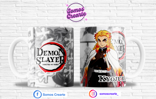 Taza Demon Slayer + Caja Temática · Diseño 444