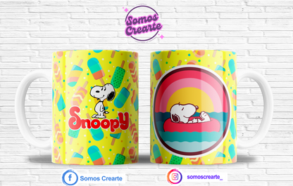 Taza Snoopy + Caja Temática · Diseño 073