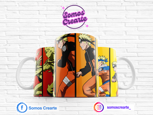 Taza Naruto + Caja Temática · Diseño 178