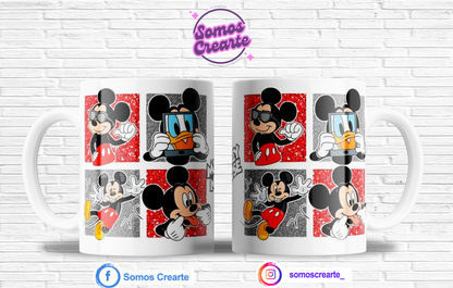 Taza Mickey Mouse + Caja Temática · Diseño 343