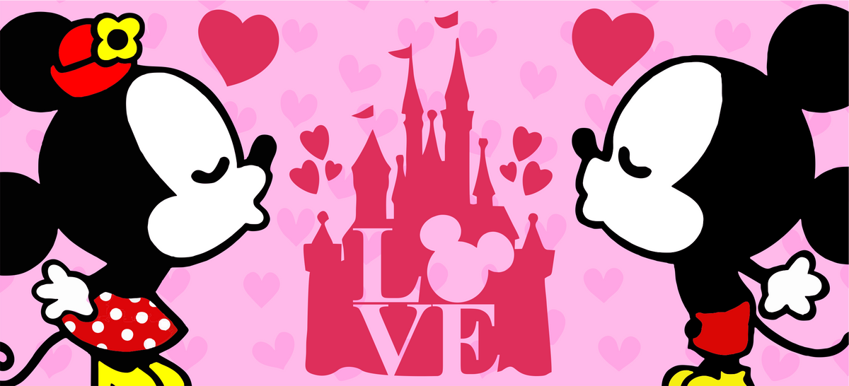 Taza Disney Amor + Caja Temática · Diseño 513