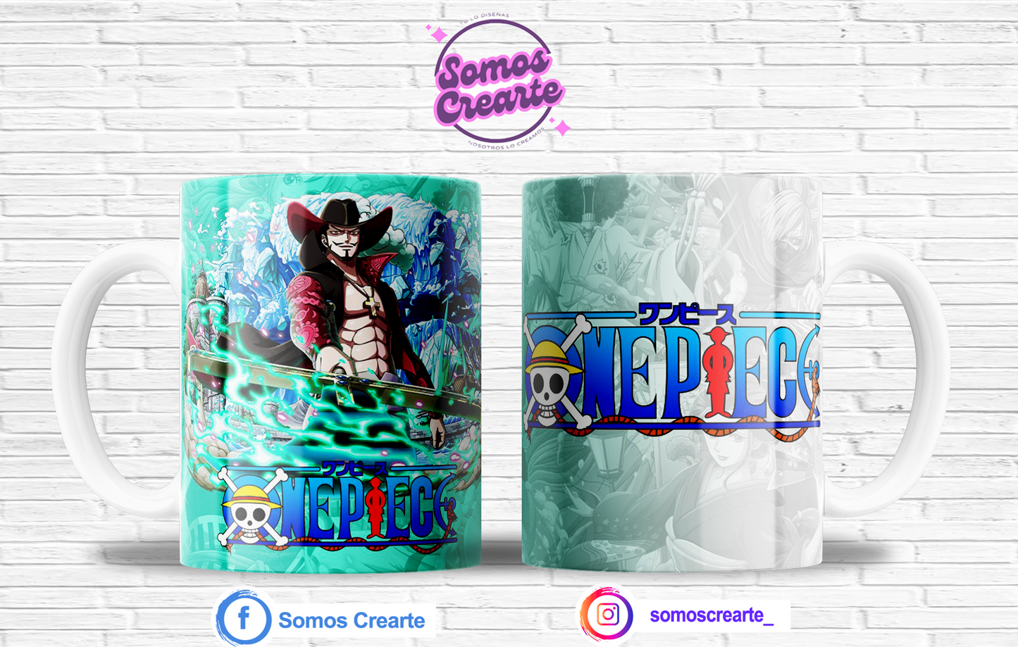 Taza One Piece con caja temática , Código 228