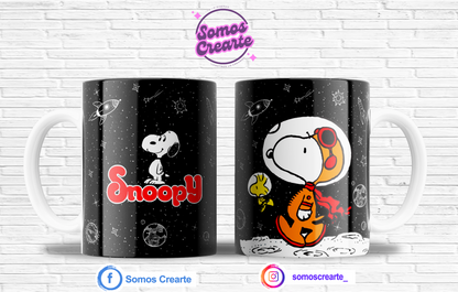Taza Snoopy + Caja Temática · Diseño 074