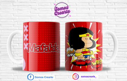 Taza Mafalda + Caja Temática · Diseño 354