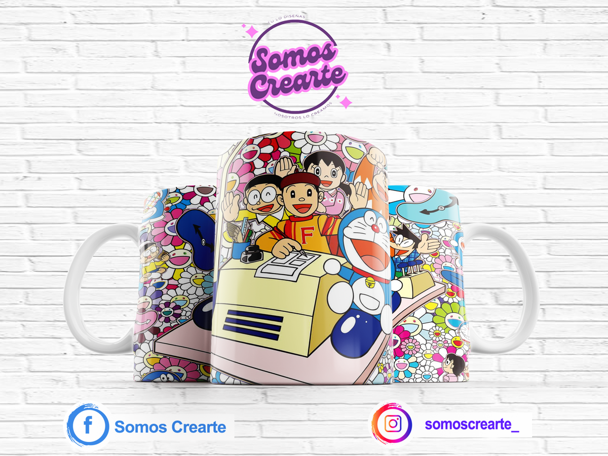 Taza Doraemon + Caja Temática · Diseño 435