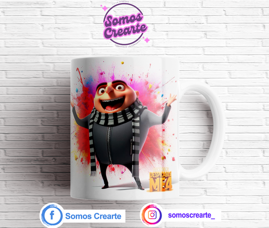 Taza Mi Villano Favorito + Caja Temática · Diseño 495