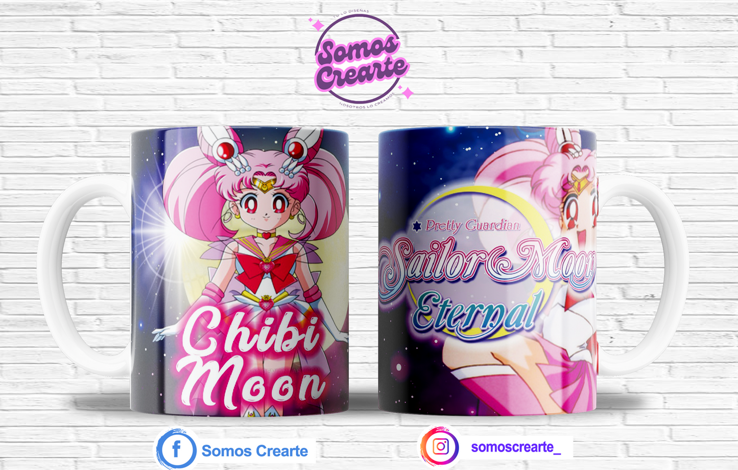 Taza Chibi Moon con caja temática , Código 207