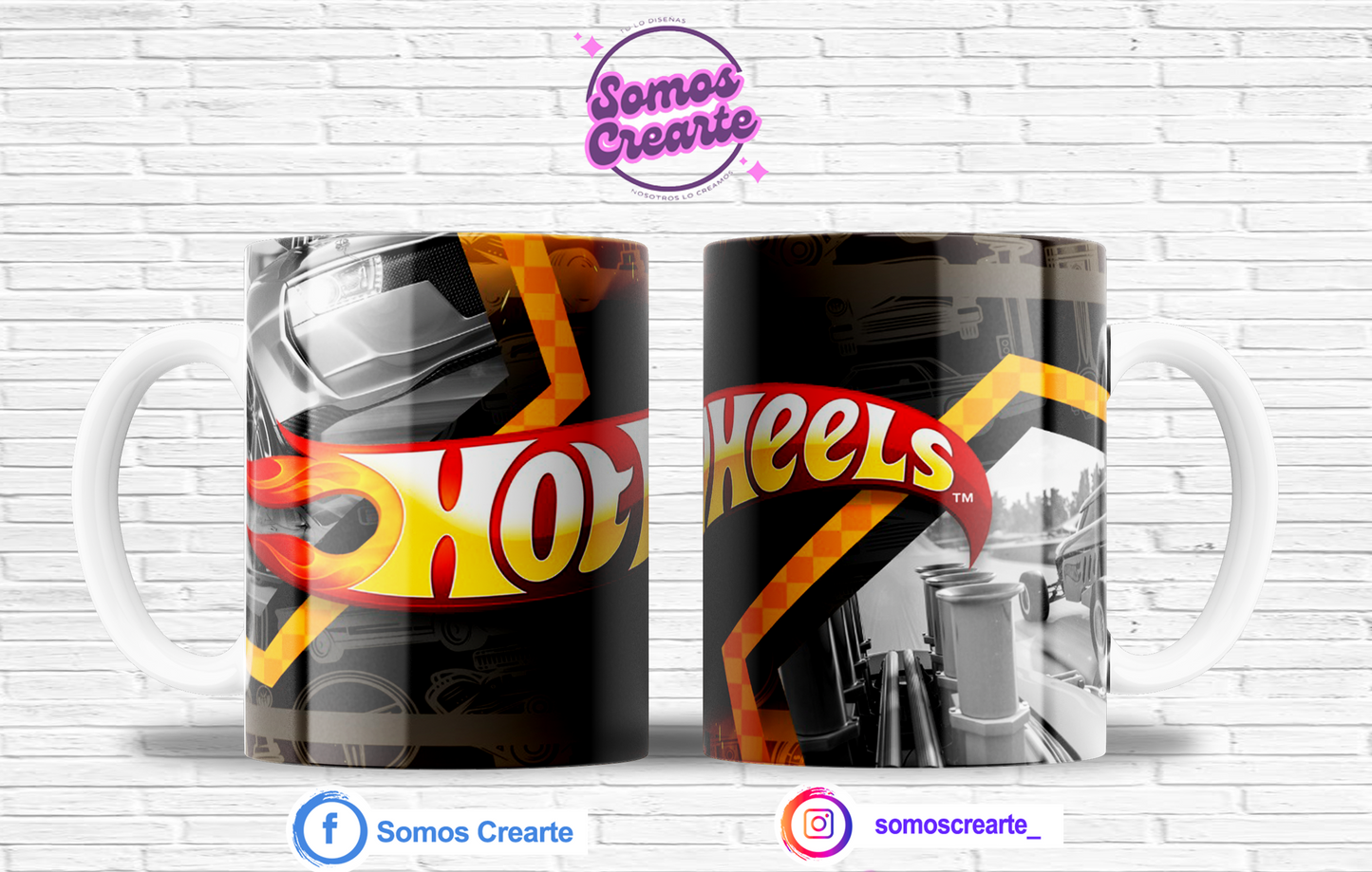 Taza Hot Wheels con caja temática , Código 238