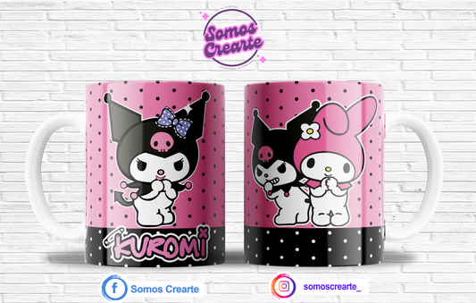 Taza Kuromi + Caja Temática · Diseño 370