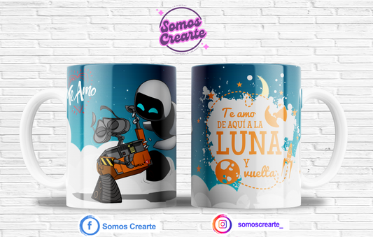Taza Disney Amor + Caja Temática · Diseño 514