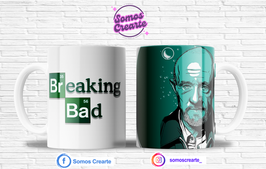 Taza Breaking Bad + Caja Temática · Diseño 472