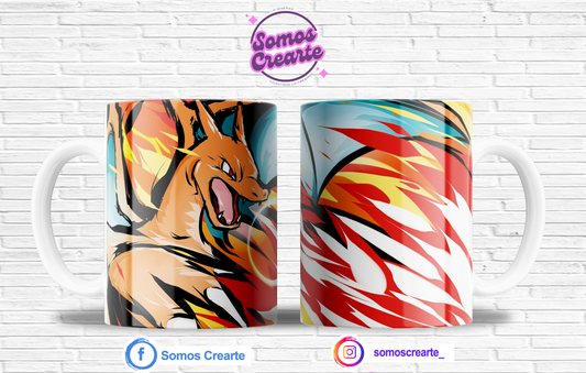 Taza Pokémon + Caja Temática · Diseño 180