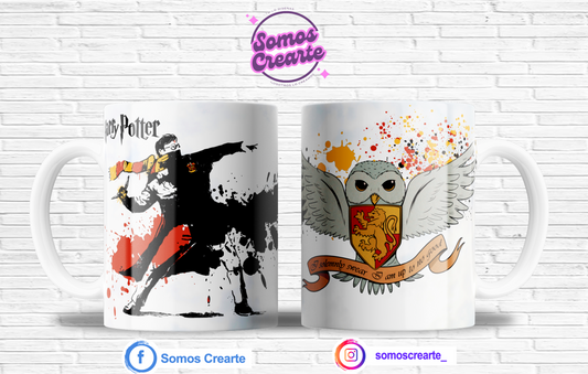 Taza Harry Potter + Caja Temática · Diseño 388