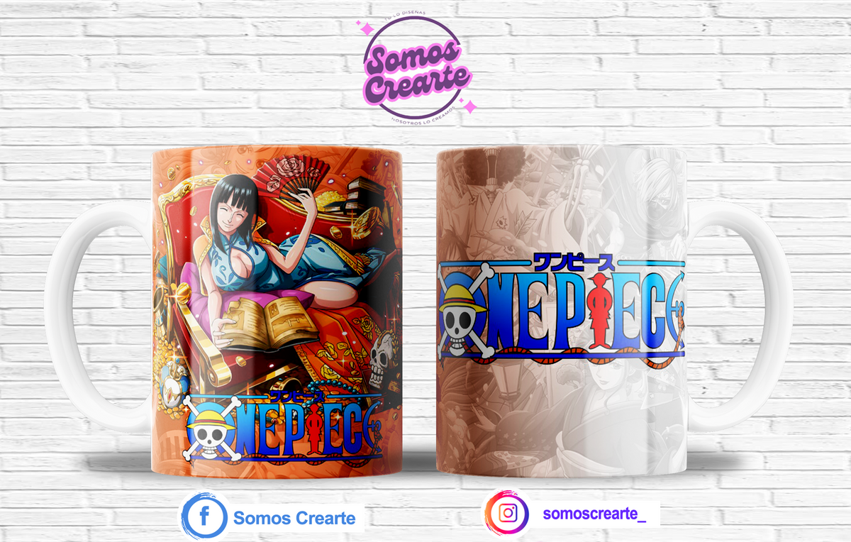 Taza One Piece + Caja Temática · Diseño 229