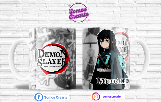 Taza Demon Slayer + Caja Temática · Diseño 446