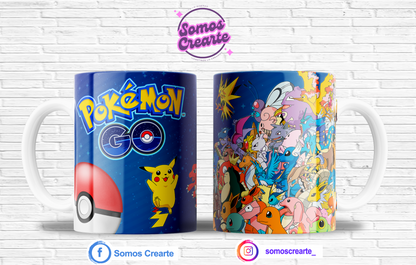 Taza Pokémon + Caja Temática · Diseño 257