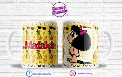 Taza Mafalda + Caja Temática · Diseño 356