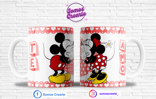 Taza Disney Amor + Caja Temática · Diseño 515