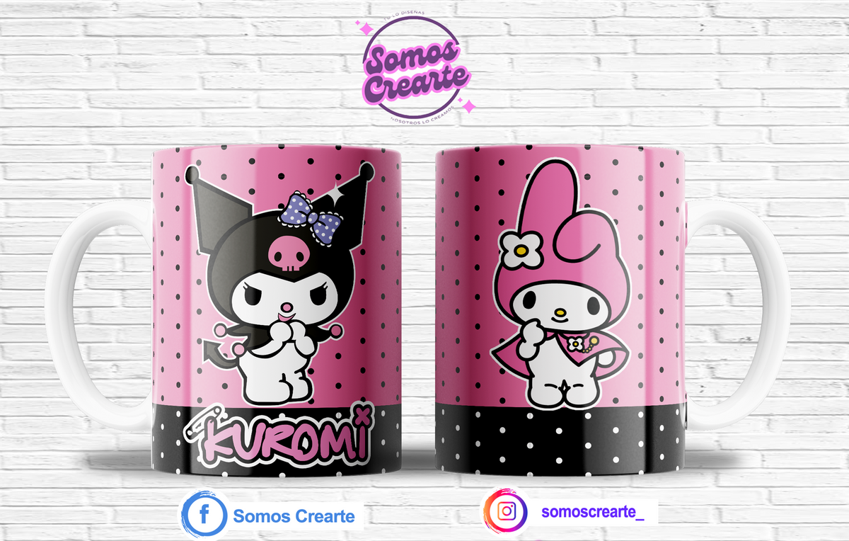 Taza Kuromi + Caja Temática · Diseño 371
