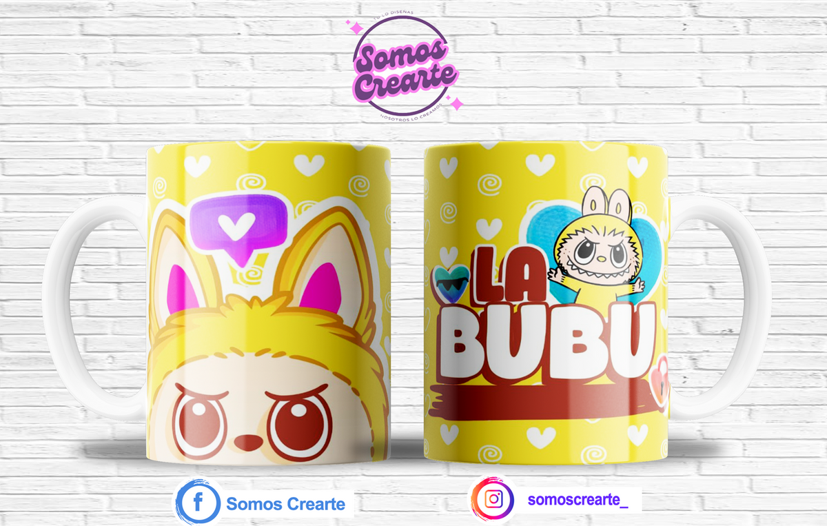 Taza Labubu + Caja Temática · Diseño 546