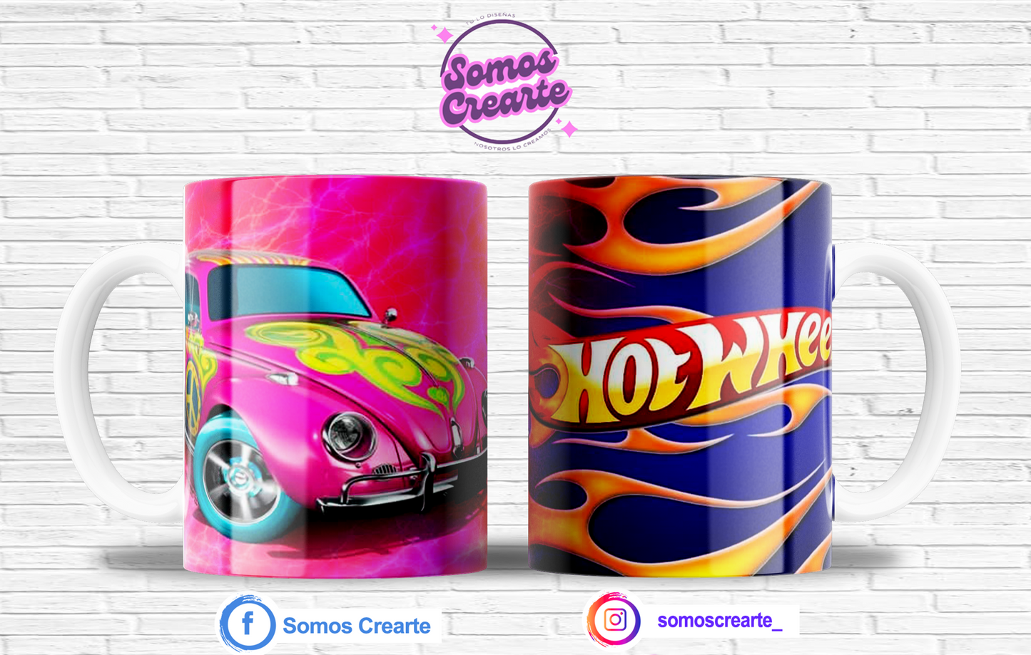 Taza Hot Wheels con caja temática , Código 240