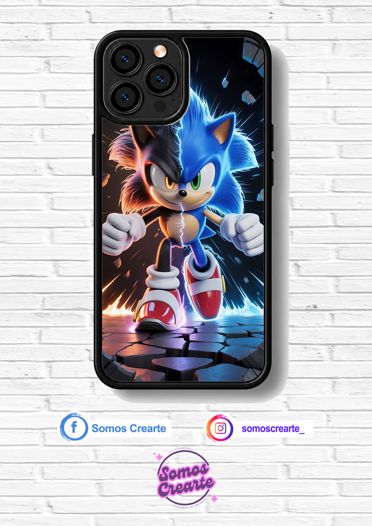 Carcasa Sonic · Diseño 708
