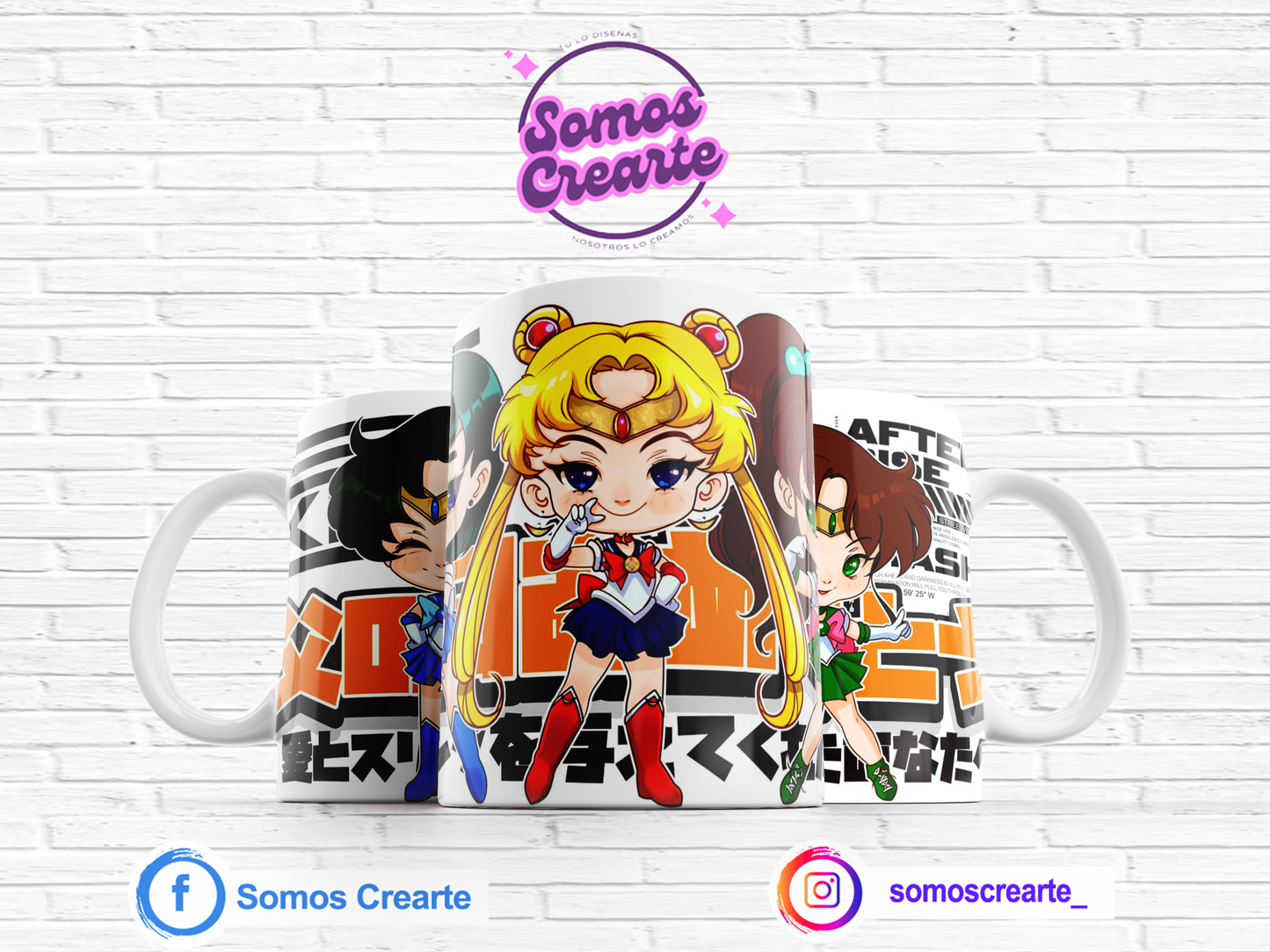 Taza Sailor Moon con caja temática , Código 208