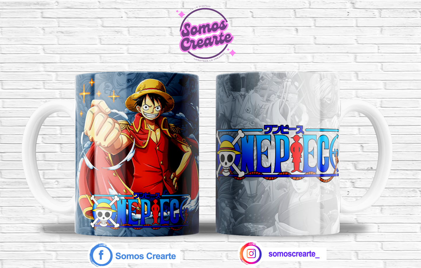 Taza One Piece con caja temática , Código 230