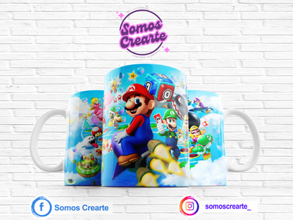 Taza Super Mario Bros + Caja Temática · Diseño 167