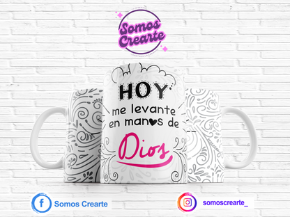 Taza con mensaje cristiano + Caja Temática · Diseño 525